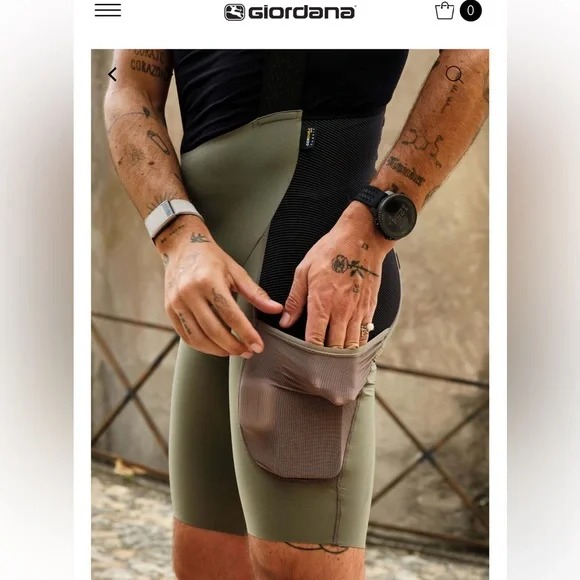 Giordana Men's Beyond Gravel Cargo Bib Short